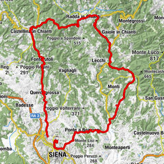 EmtB-Runde Siena Cianti Radda Siena