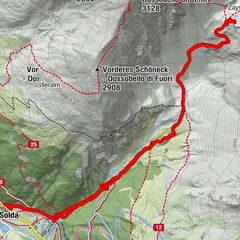 Dusseldorfhutte - Rifugio Serristori - Trekking