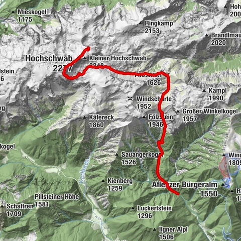 Hochschwab über Fölzsattel, Trawiessattel & G'hackte