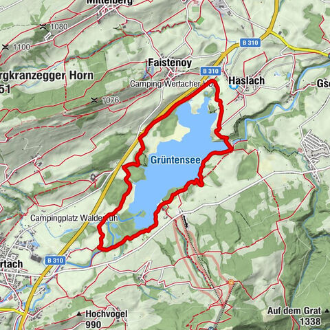 Grüntensee Oy-Mittelberg Wandern