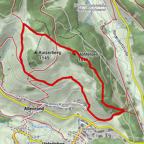 Bernau - Weierle - Kaiserberg