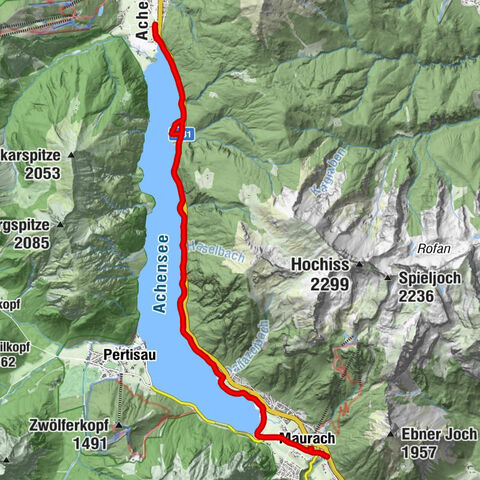 Eben am Achensee Jazda górska
