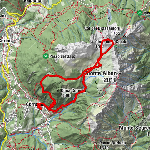 Rif. Monte Alben - Cima della croce