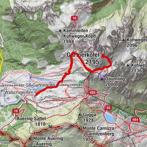 Watschinger Alm zum Gartnerkofel