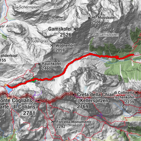 Karnischer Höhenweg, Etappe 6a