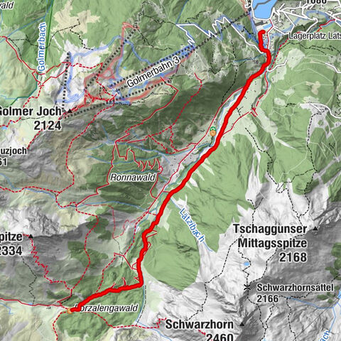 Tschagguns, Vorarlberg/Österreich