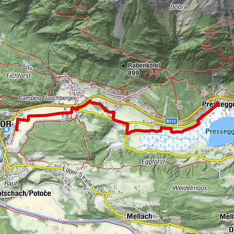 Presseggersee, Kärnten/Österreich