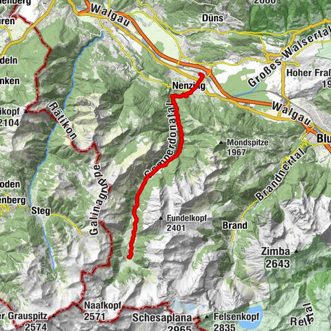 Nenzing, Vorarlberg/Österreich