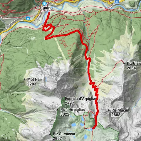 Lavin, Graubünden/Schweiz