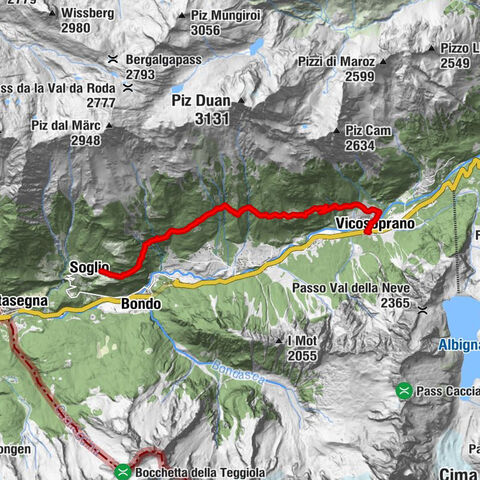 Vicosoprano, Graubünden/Schweiz