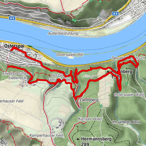 Osterspai, Rheinland-Pfalz/Deutschland