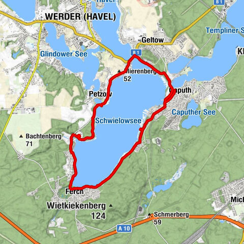 Schwielowsee, Brandenburg/Deutschland