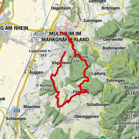 Müllheim im Markgräflerland, Regierungsbezirk Freiburg/Deutschland