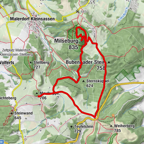 Poppenhausen (Wasserkuppe), Regierungsbezirk Kassel/Allemagne