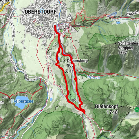 Oberstdorf, Schwaben/Deutschland