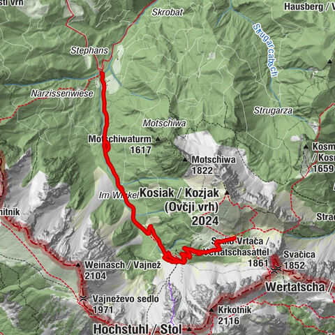 Feistritz im Rosental Wandern