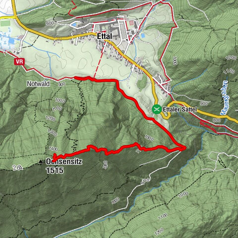 Ettaler Forst, Oberbayern/Deutschland