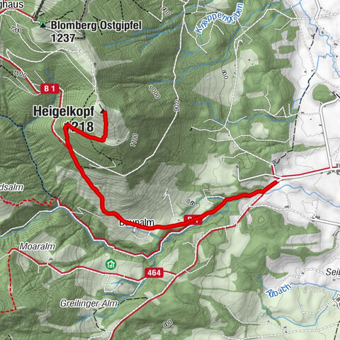 Heigelkopf, Oberbayern/Deutschland