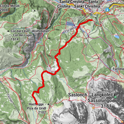 St. Christina in Gröden, Trentino-Südtirol/Italien