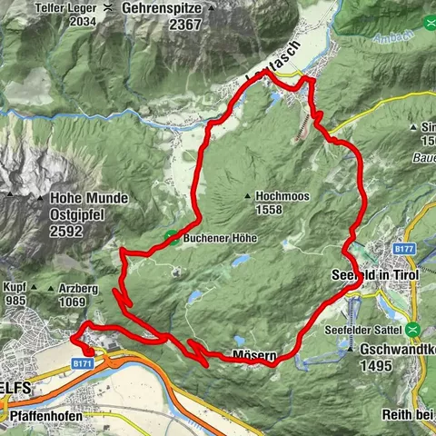 4.Telfs-Buchen-Leutasch-Seefeld-Telfs