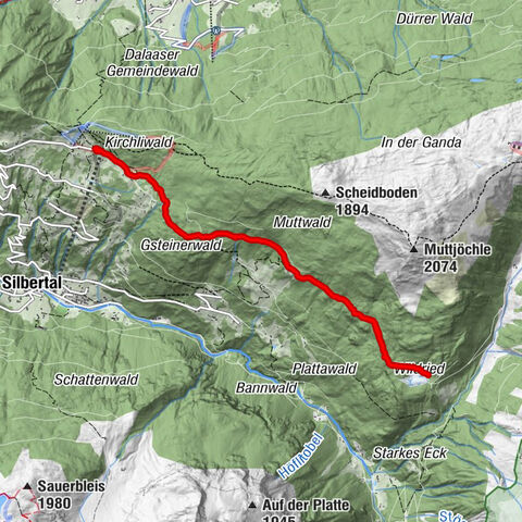 Silbertal, Vorarlberg/Österreich