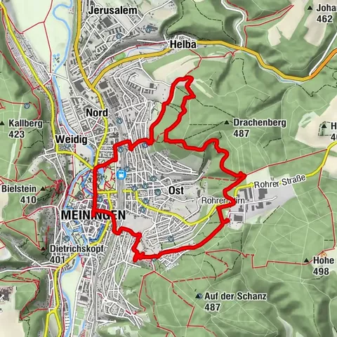 Meiningen, Thüringen/Deutschland