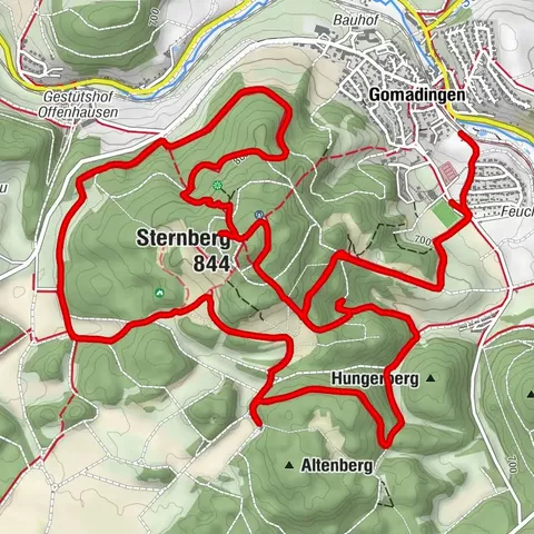 Gomadingen, Regierungsbezirk Tübingen/Deutschland