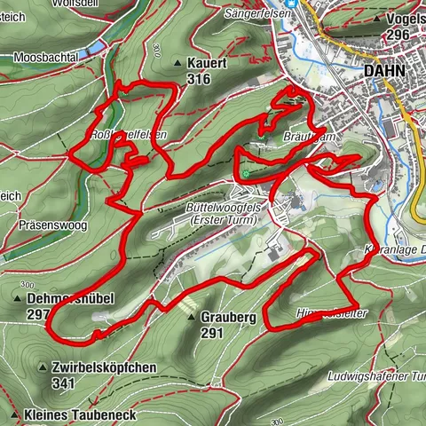Dahn, Rheinland-Pfalz/Deutschland