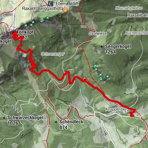 Reichenau an der Rax Chůze