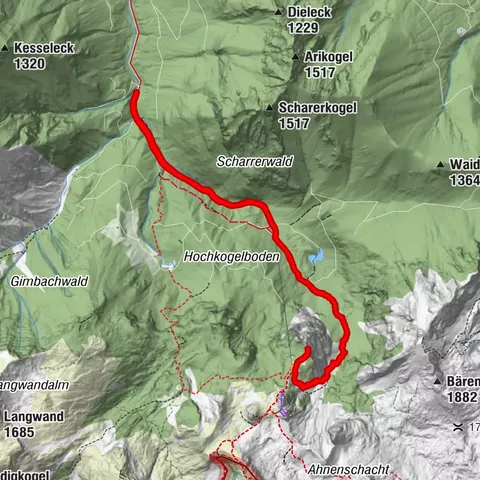 Hochkogel 3,40 Std. mit Bella u. Manfred