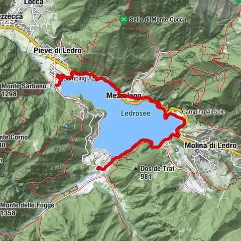 Mezzolago, Trentino-Südtirol/Italien