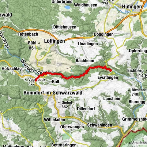 Bonndorf im Schwarzwald, Regierungsbezirk Freiburg/Deutschland
