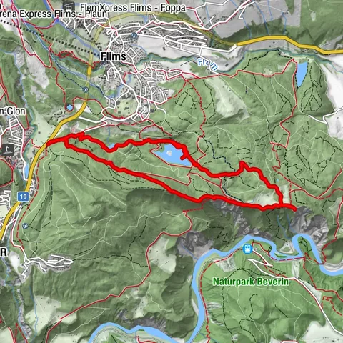 Flims, Graubünden/Schweiz