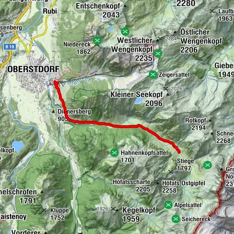 Oberstdorf, Bayern/Deutschland