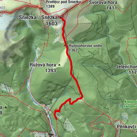 Pec pod Sněžkou, okres Trutnov/Czechia