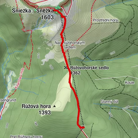 Śnieżka / Sněžka, okres Trutnov/Czechia