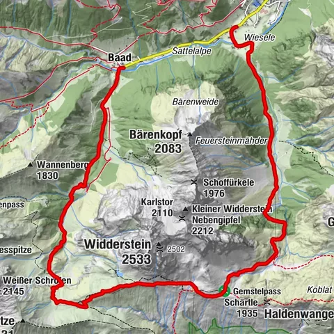 Rund um den Widderstein