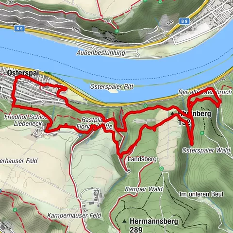 Osterspai, Rheinland-Pfalz/Deutschland