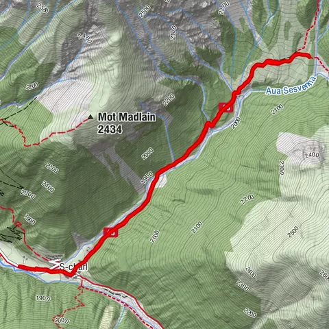 Scuol, Graubünden/Schweiz