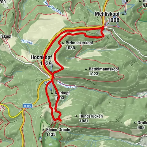 Hundsecke, Hochkopf , Ochsenstall,Baden-Württemberg/Deutschland