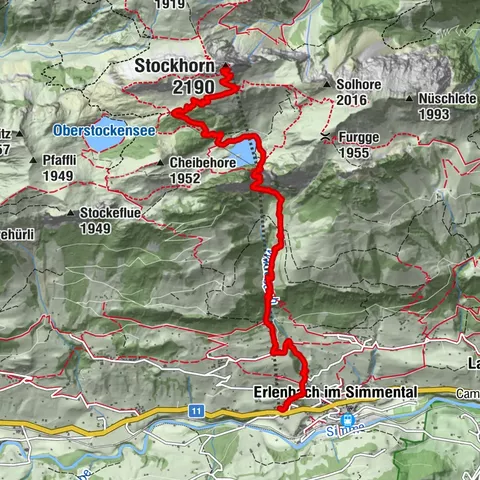 Erlenbach im Simmental, Verwaltungsregion Oberland/Schweiz