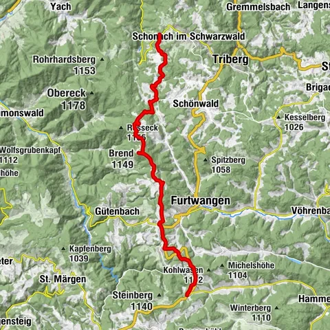 Schonach im Schwarzwald, Regierungsbezirk Freiburg/Deutschland