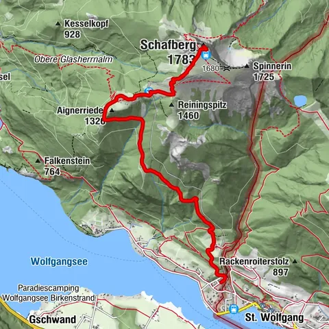 Schafberg, Salzburg/Österreich