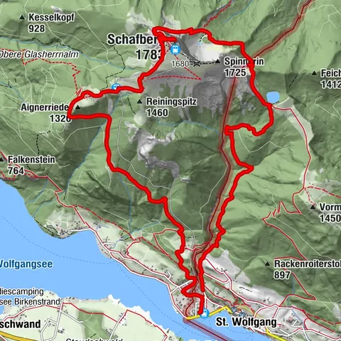 Schafberg, Salzburg/Österreich