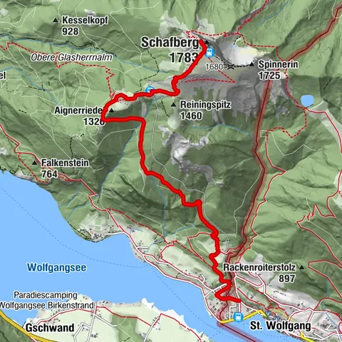 St. Wolfgang im Salzkammergut, Oberösterreich/Österreich