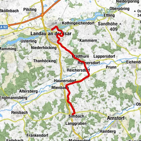 Landau an der Isar, Niederbayern/Deutschland