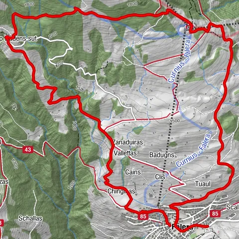 Falera, Graubünden/Schweiz