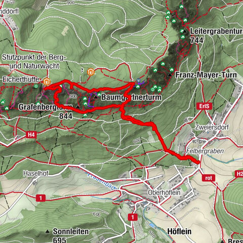 Hohe Wand Wagnersteig - Springlessteig