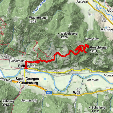 Sankt Georgen ob Judenburg Wandern