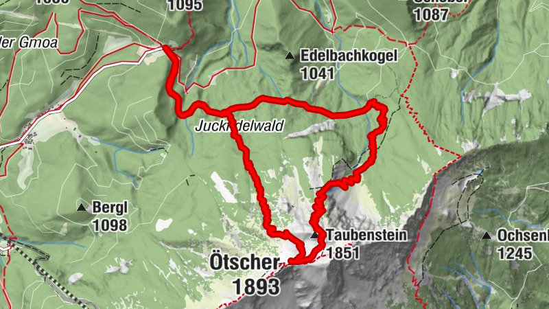Skitour - Ötscher - Himmelsleiter - Juckfidelplan